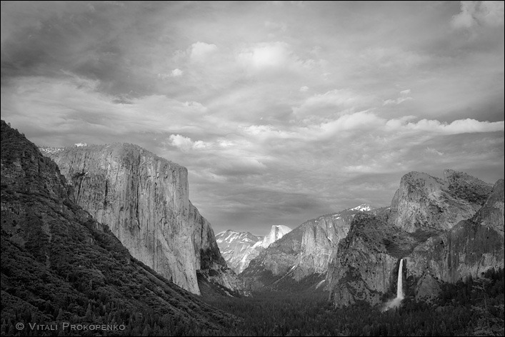 Tunnel View at Sunset