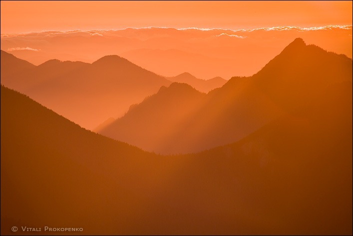 Sunset on Hurricane Hill