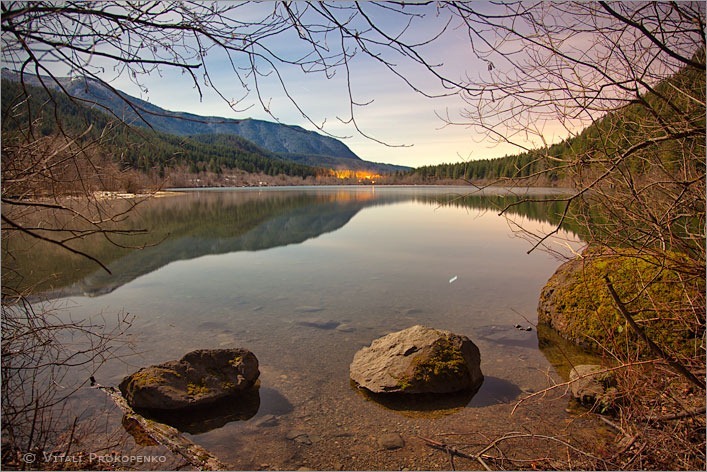 Rattlesnake Lake in Moonlight #1