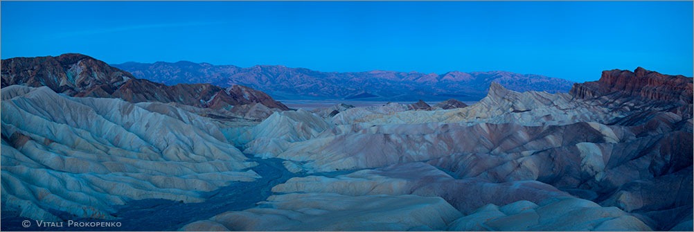 Deep blue of twilight