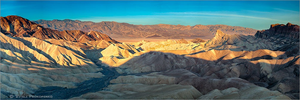 The light is deep in the valley